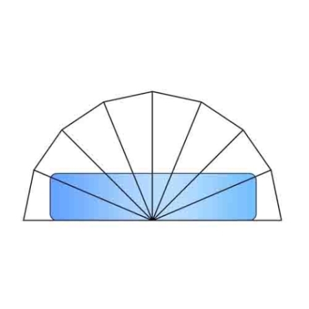 Купол на поверхности устанавливаемый: D = 4,5м